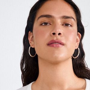 HAZE hoop earrings silver-plated