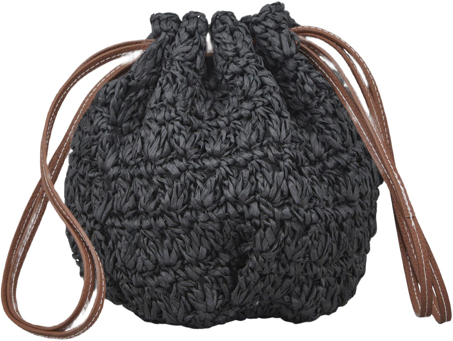 Mesh Straw Bina Bag