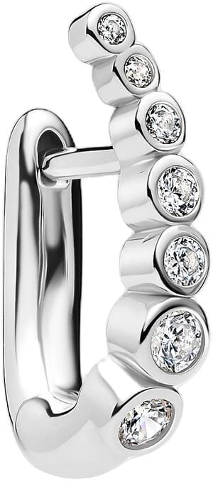 Arc Huggie Silver