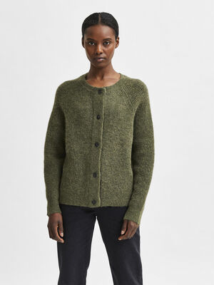 SLFLULU LS ALPACA BLEND KNIT SHORT CARDIGAN B