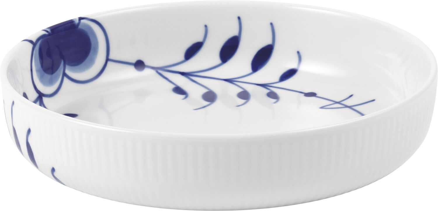 Bl&aring; Mega Riflet ovnfast fad rundt 18,5 cm.