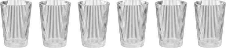 Pilastro drikkeglass 0.24 l. 6 Stk clear