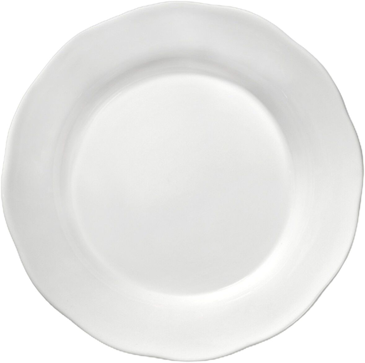 HIGH BREAD PLATE WHITE SILHOUETTE