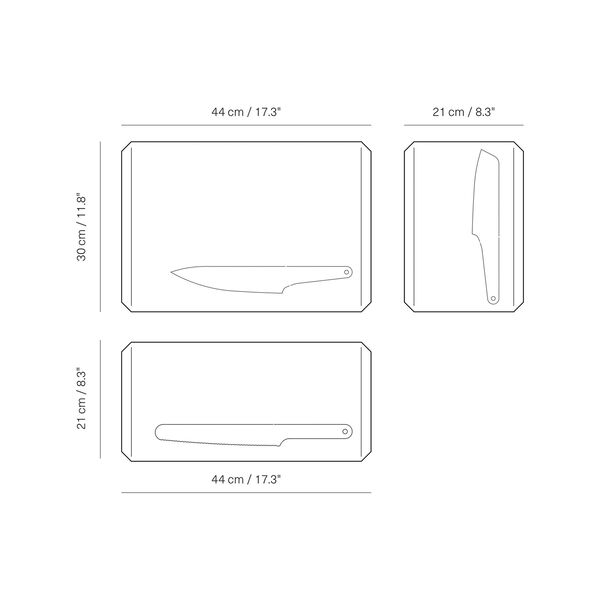 Veark Chopping board Polyd / Green/ L