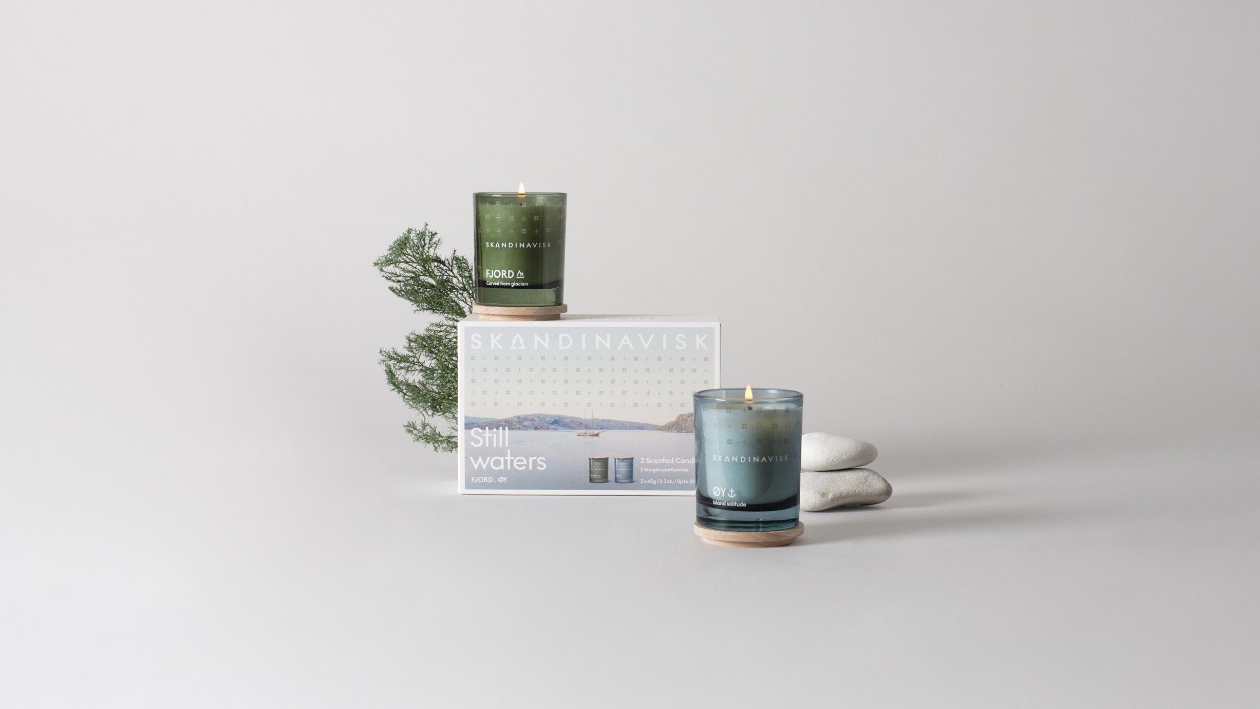 Still Waters Scented Candle Giftset (FJORD & ?Y