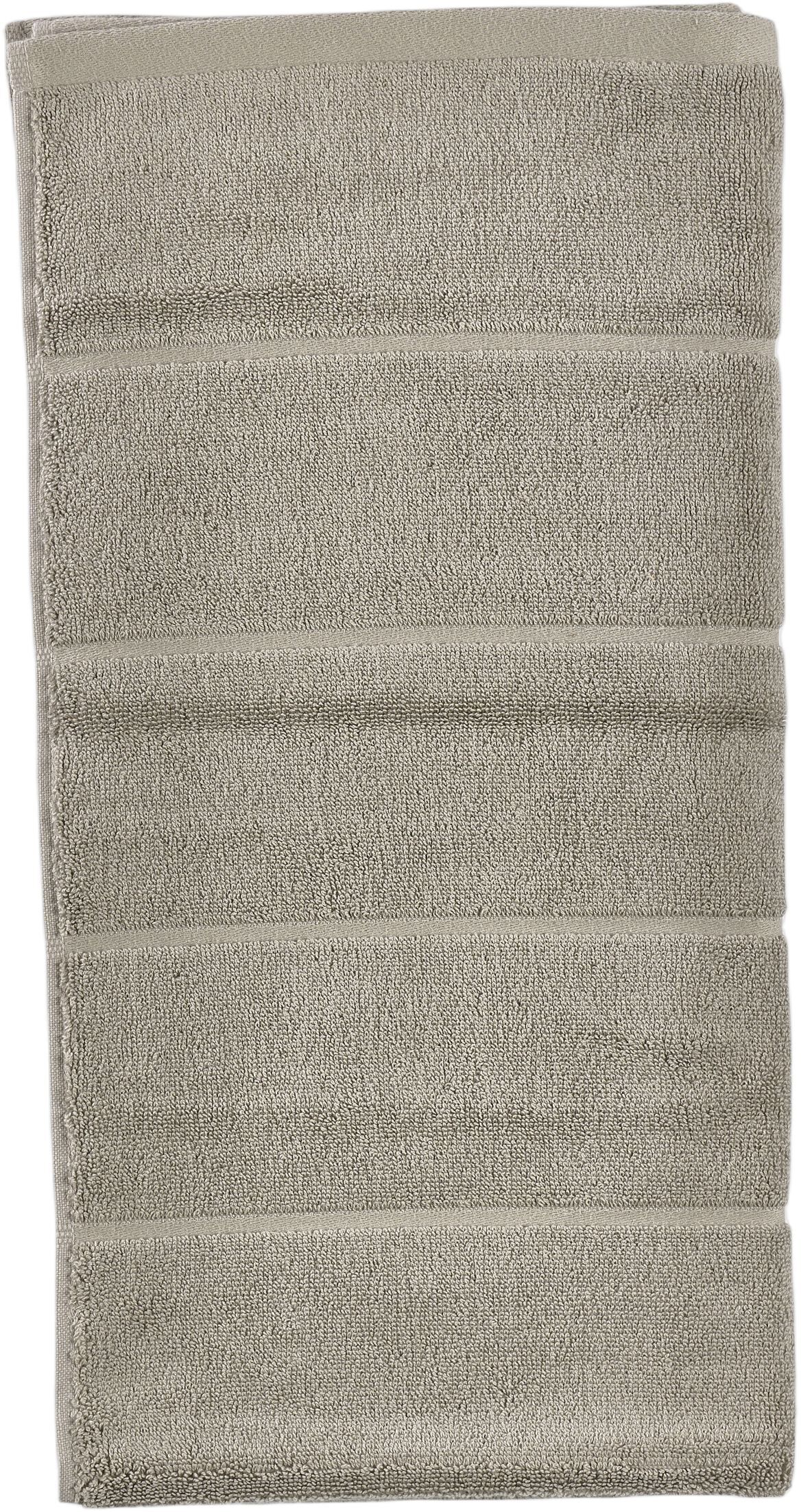 H&aring;ndkle Sauna 50x100 White/Soft Grey/Eucalyptus