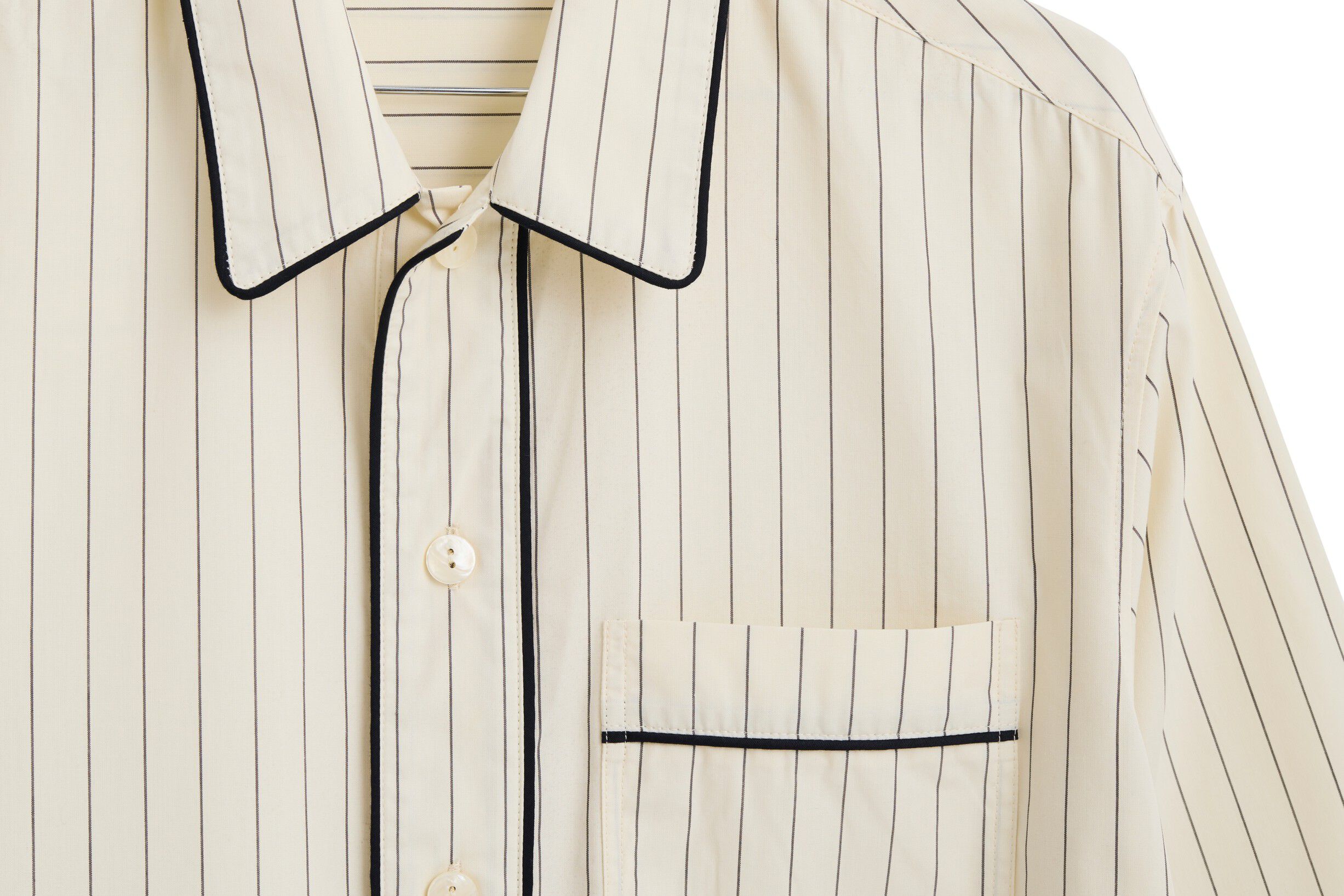 Fineline Long Nightshirt-S/M-Ivory