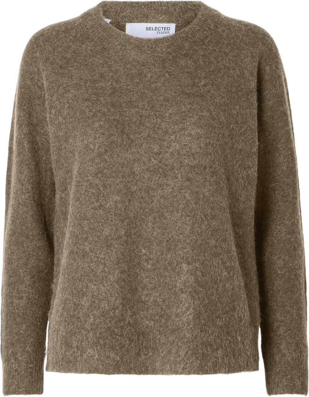 Slflulu Ls Knit O-Neck Noos