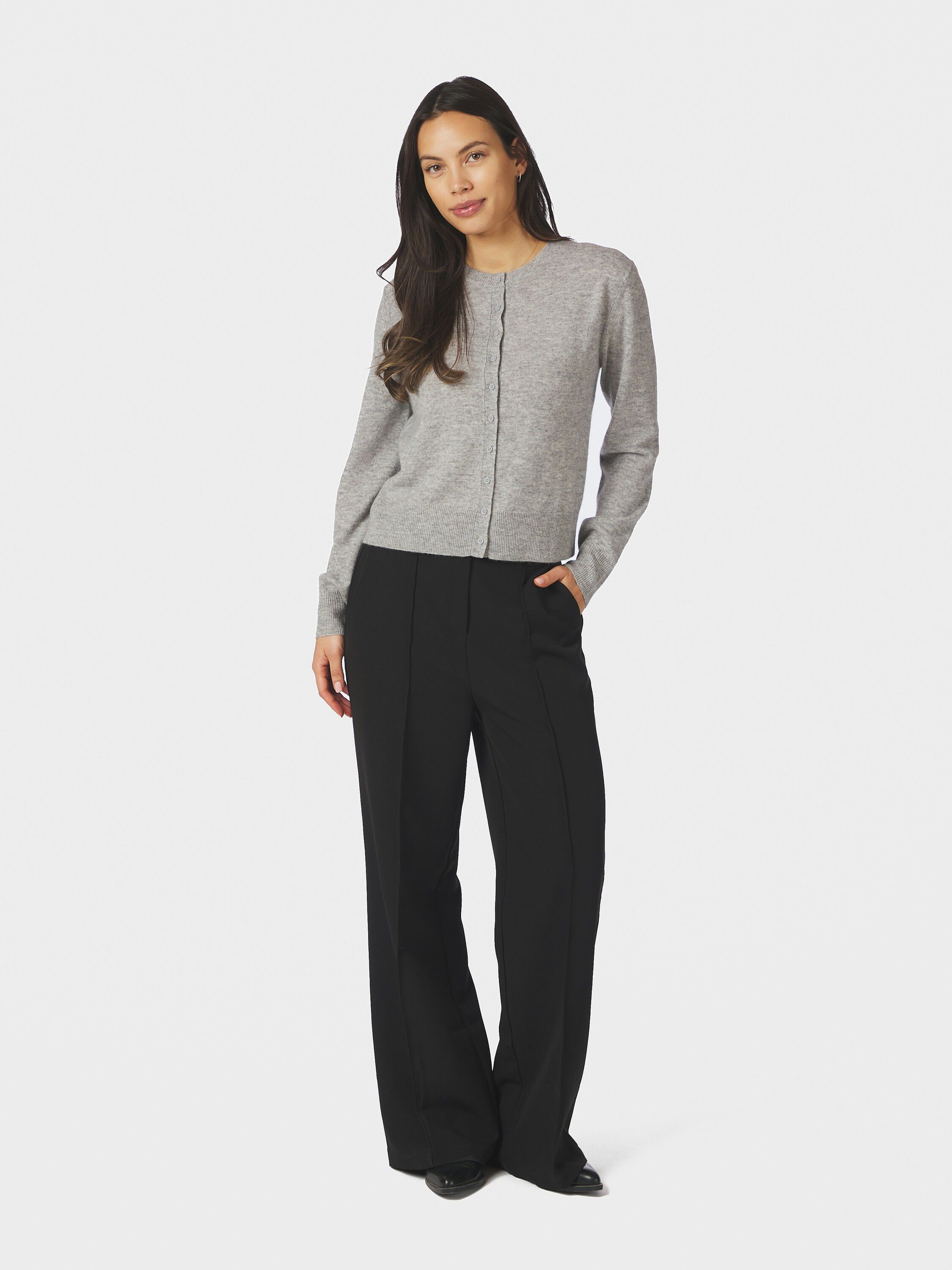 Bina strikkecardigan i ull