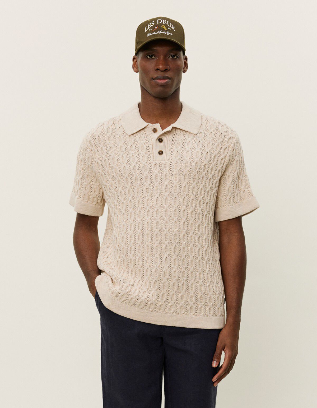 Garrett Knitted Polo