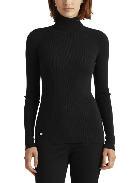 Ribbed Turtleneck Sweater