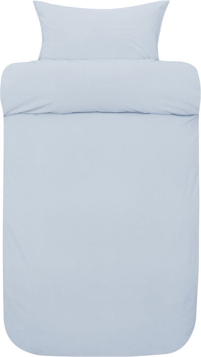 Frøya økologisk sengesæt lyseblå