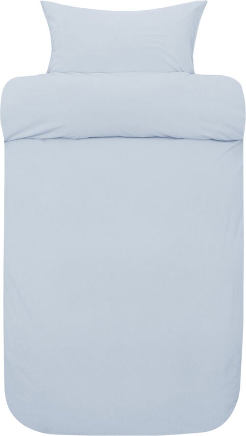 Frøya økologisk sengesæt lyseblå