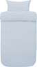 Frøya økologisk sengesæt lyseblå