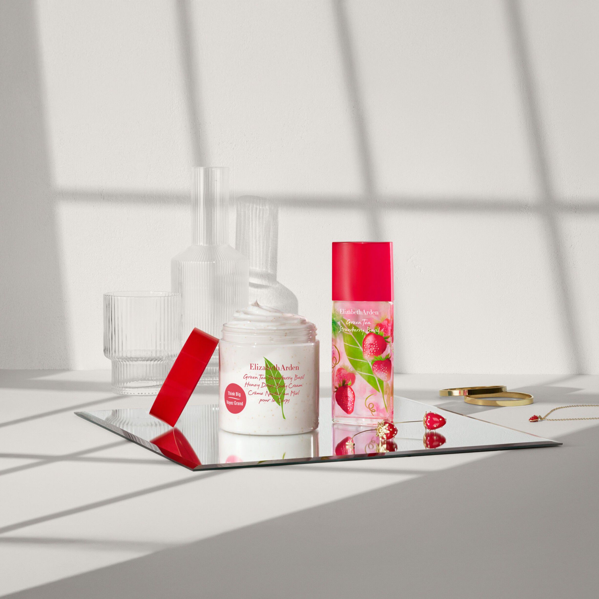 Green Tea Strawberry Basil