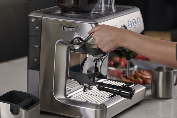The Barista Express Impress Brushed Steel