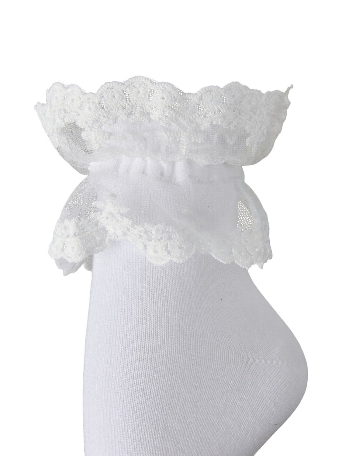 PCJOLINE LACE SOCK 2 PACK NOOS