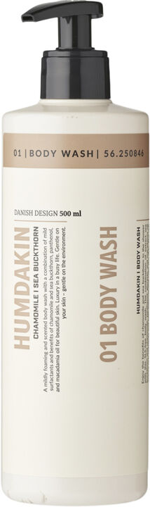 01 Body wash 500 ml - chamomile and sea buckthorn