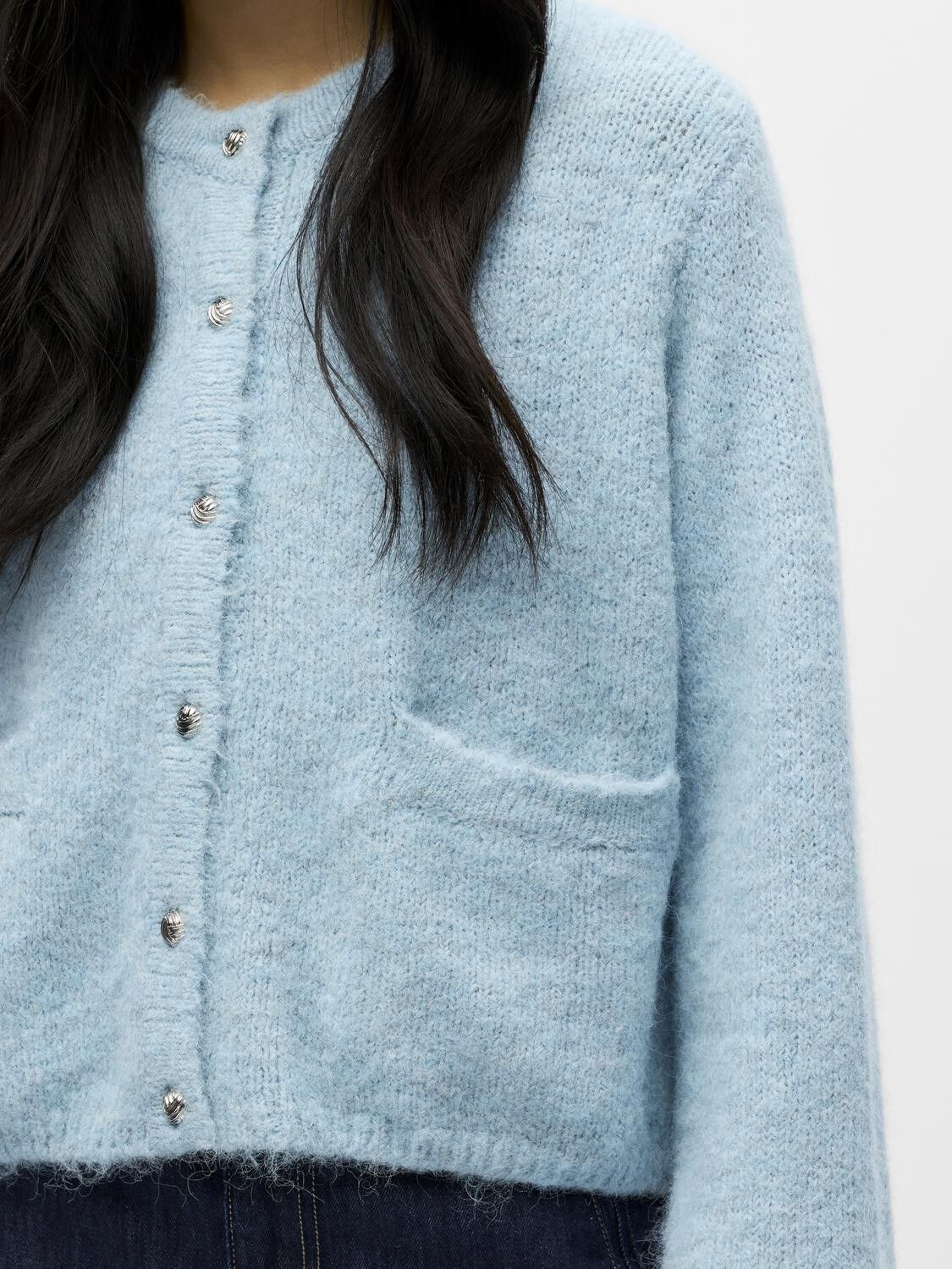 OBJSAGGIA RE L/S KNIT CARDIGAN NOOS