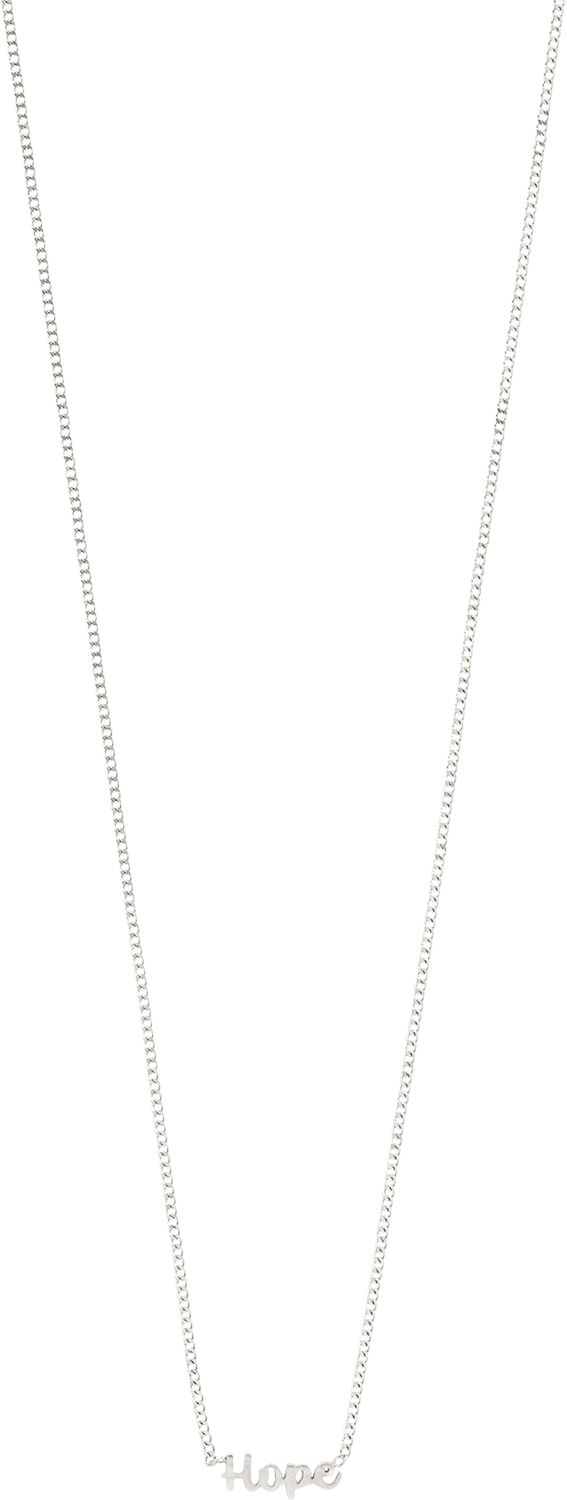HOPE recycled necklace silver-plated
