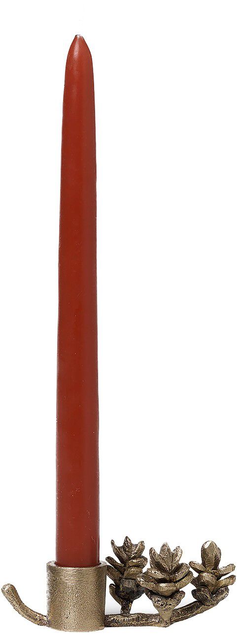 Forest Candle Holder - Brass