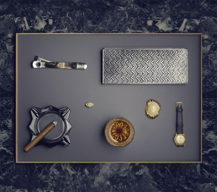 FRAME Tray Large Oak Grey