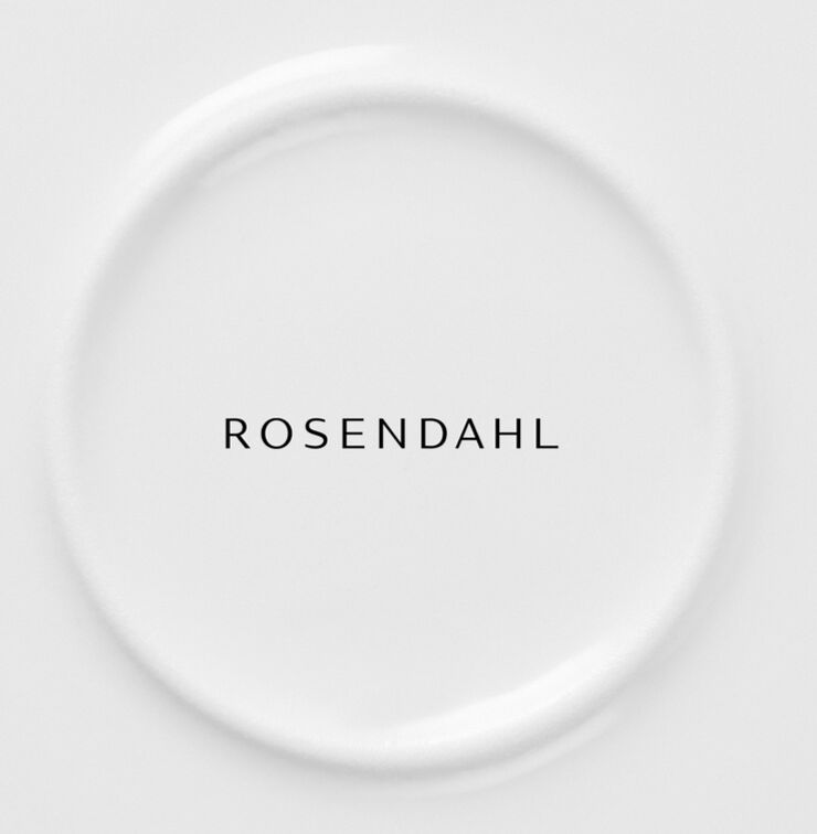 GC Cottage Tallerken Ø27 cm hvid m. deko