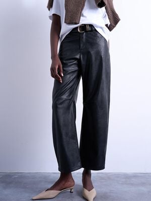 TSCICELY VEGAN LEATHER TROUSERS WVN
