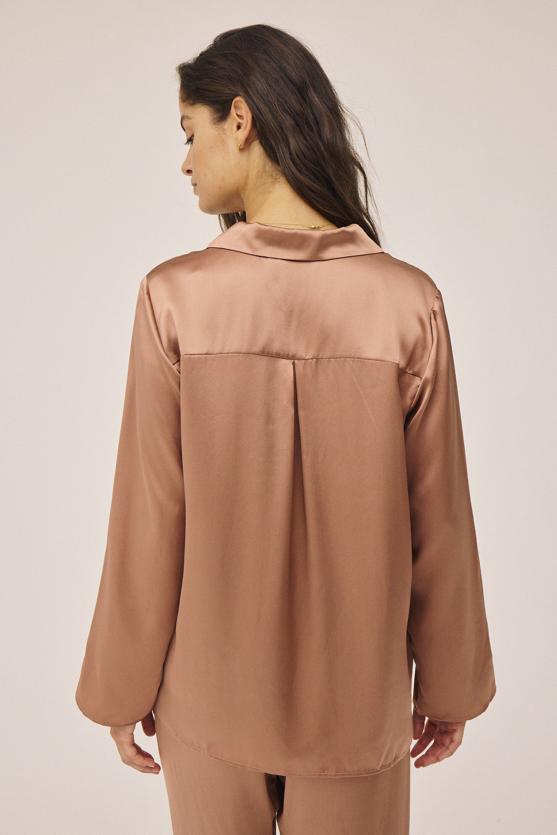 Moon 1 G - Pyjamas Shirt, 100% Silk