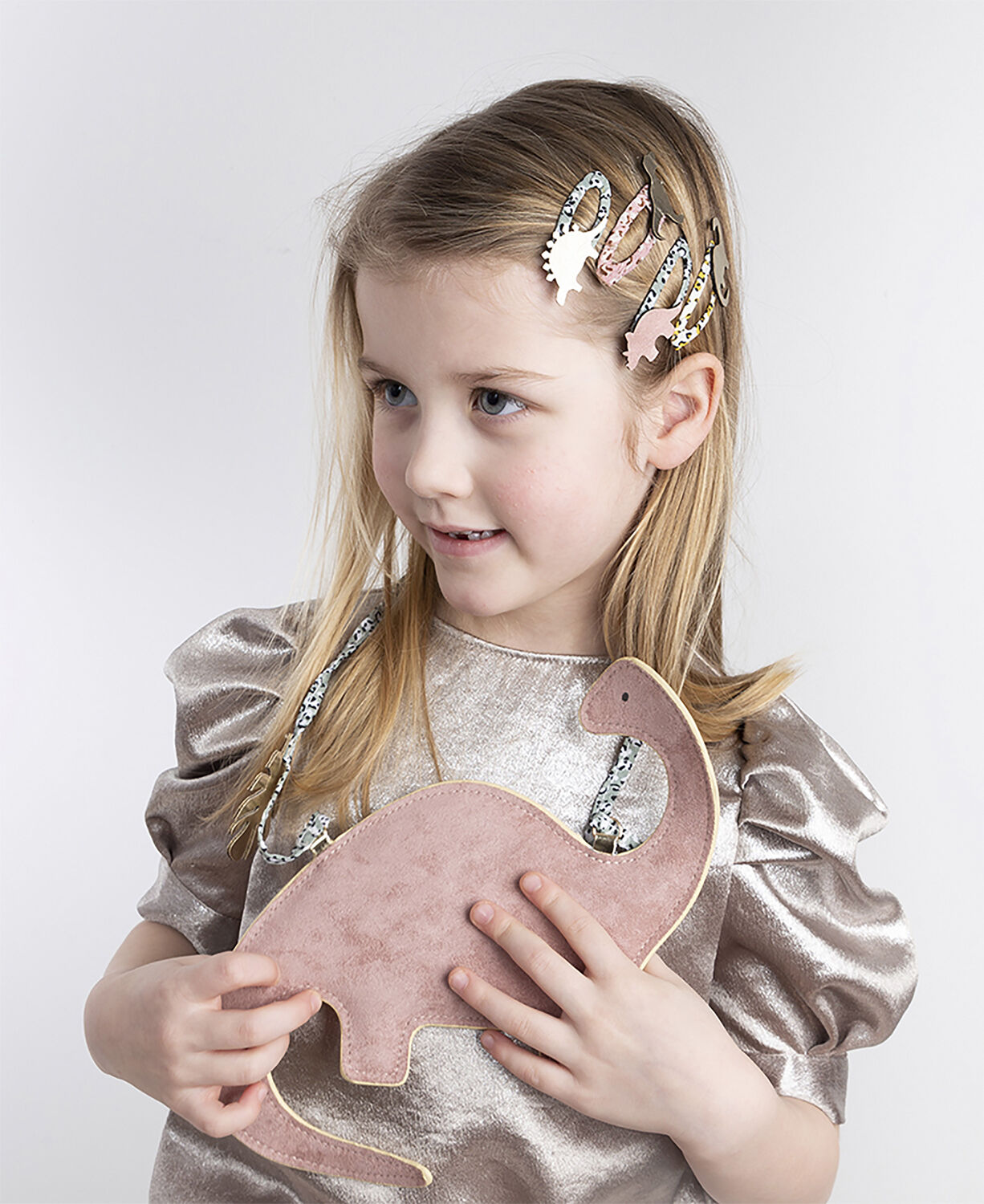 Mimi & Lula - Skuldertaske - Diplodocus - Pink