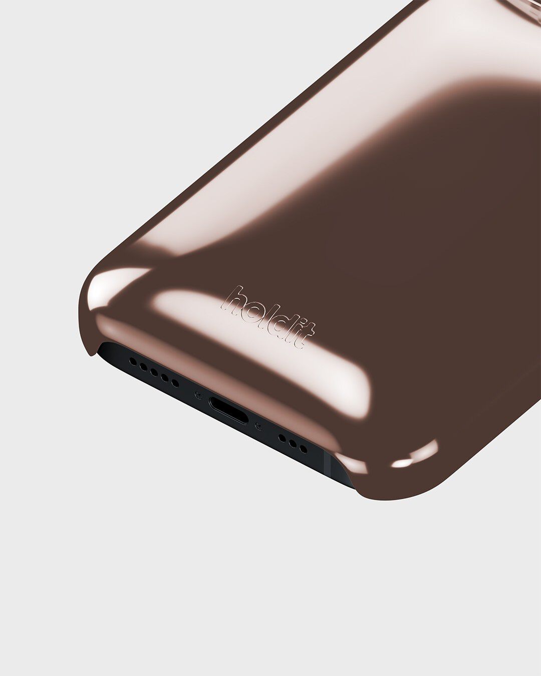 Puffy Case iPhone 16e/15/14/13 Chocolate