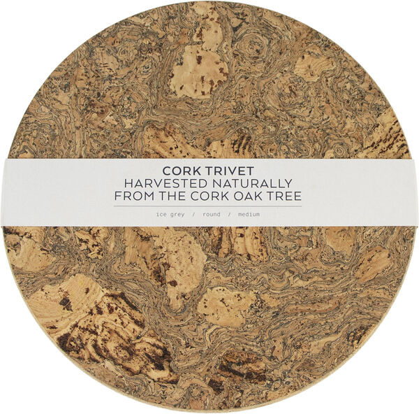 Natural Cork Rund Bordskåner - Medium