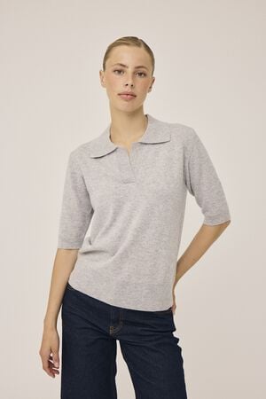 Classic 9 Kortærmede polo strik - 100% Cashmere