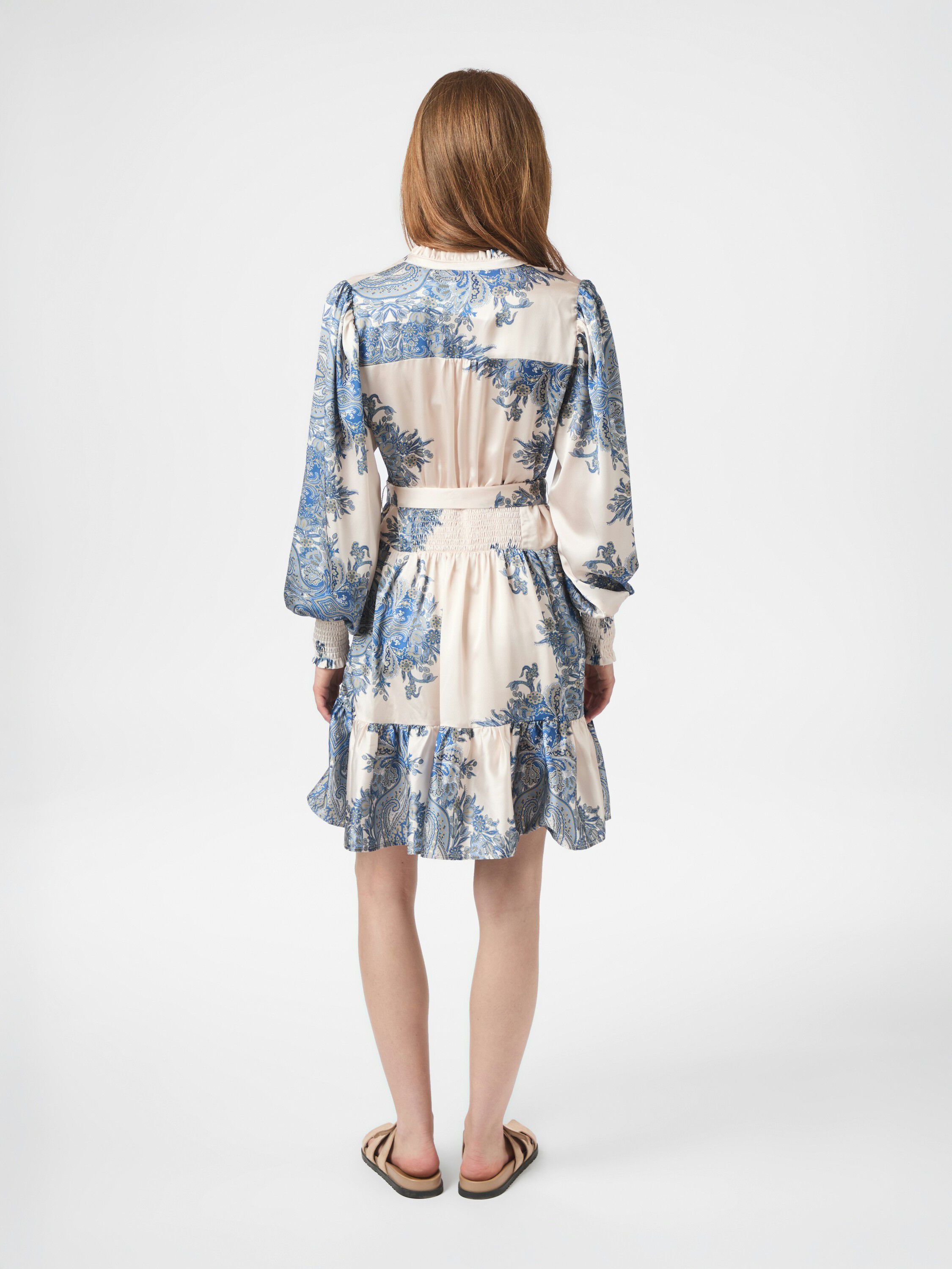 Malfida Paisley Border Dress