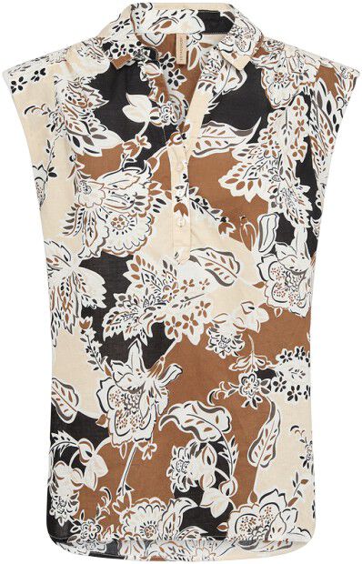 SC-FALDINE 1 Bluse Sort