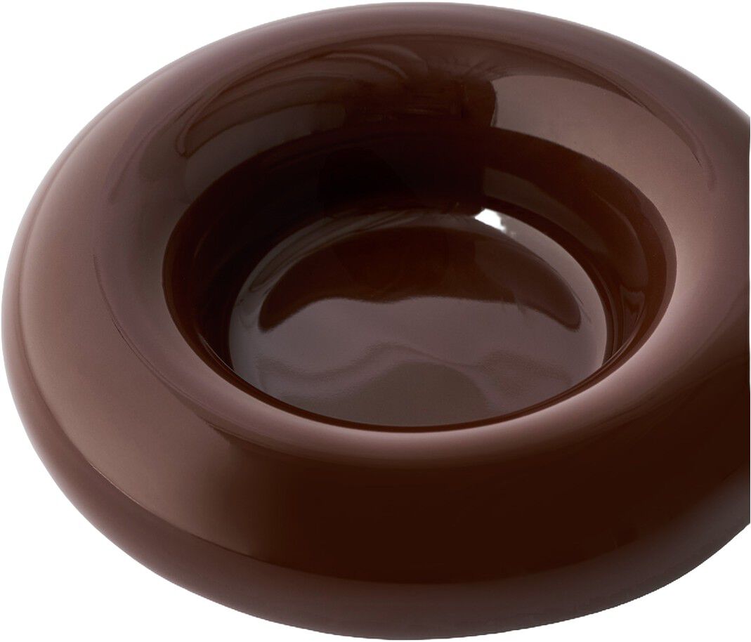 BOB CANDLE HOLDER, LARGE, BROWN