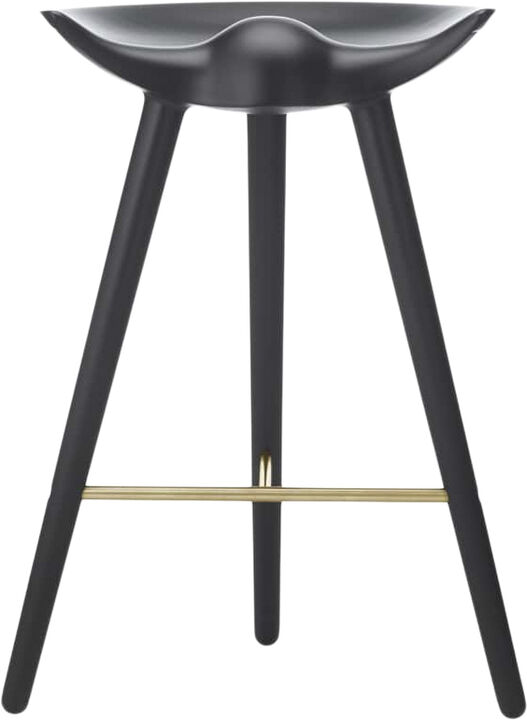 ML 42 - Bord Skammel / Sortbejdset bøg / Messing