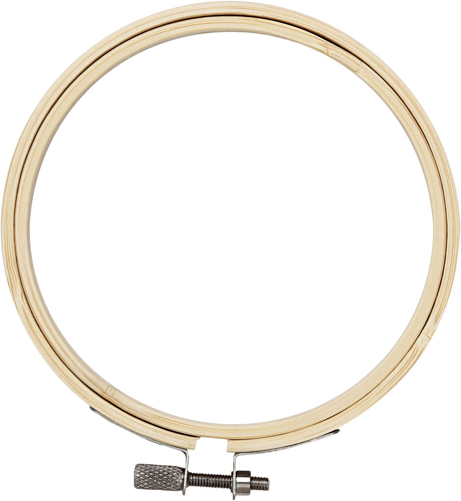 Broderiramme, diam. 10 cm.