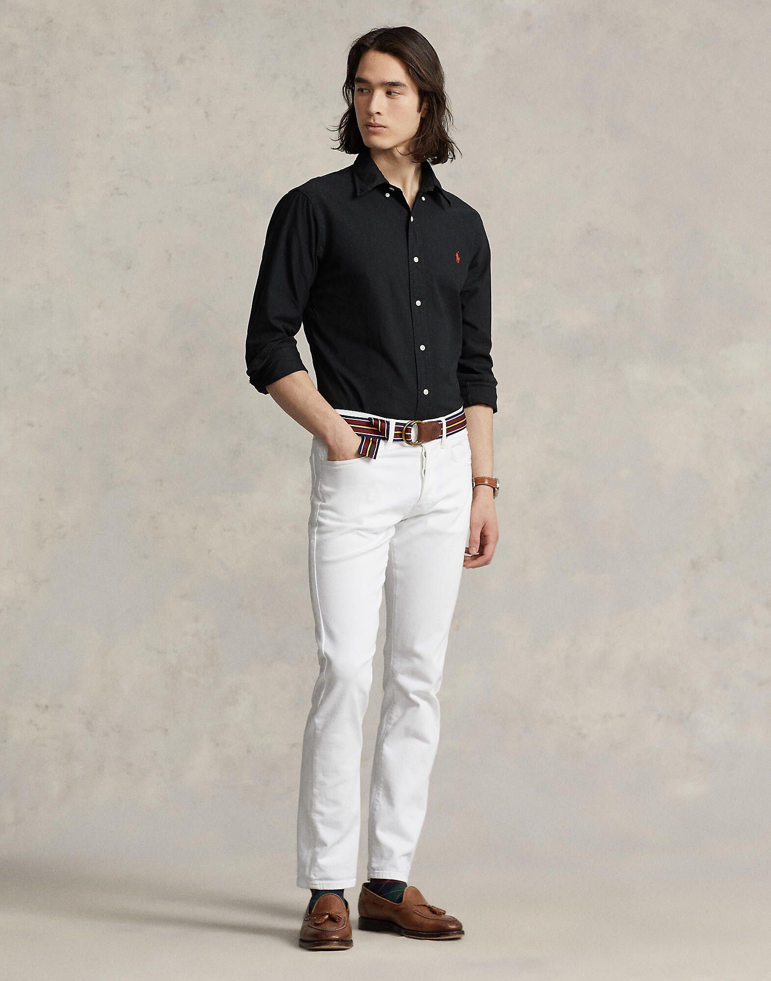 Custom Fit Garment-Dyed Oxford Shirt