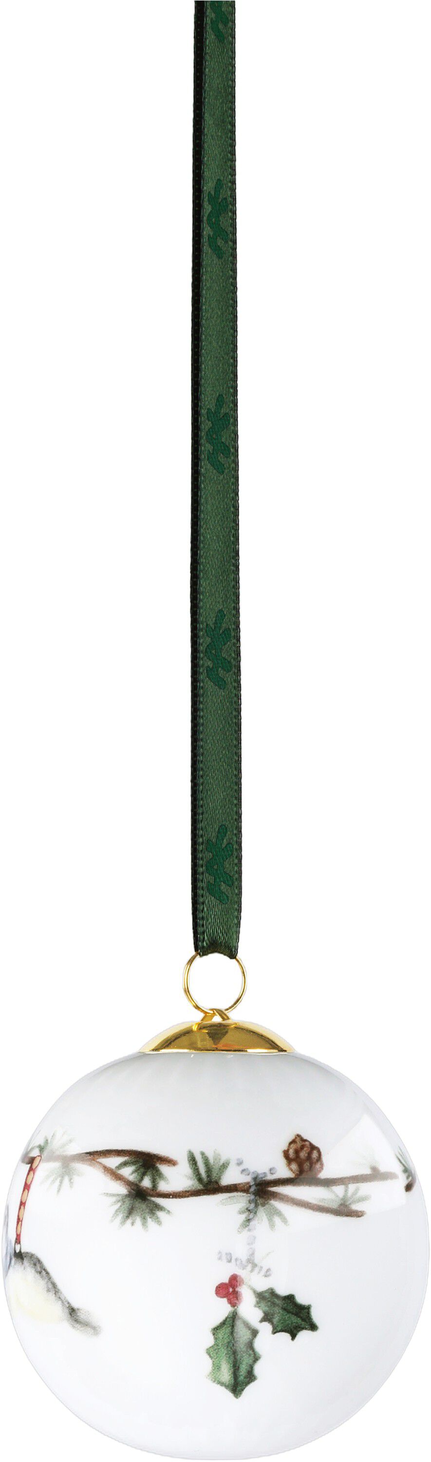 Hammersh&oslash;i Christmas Kugle 2026 &Oslash;6 cm hvid m. deko
