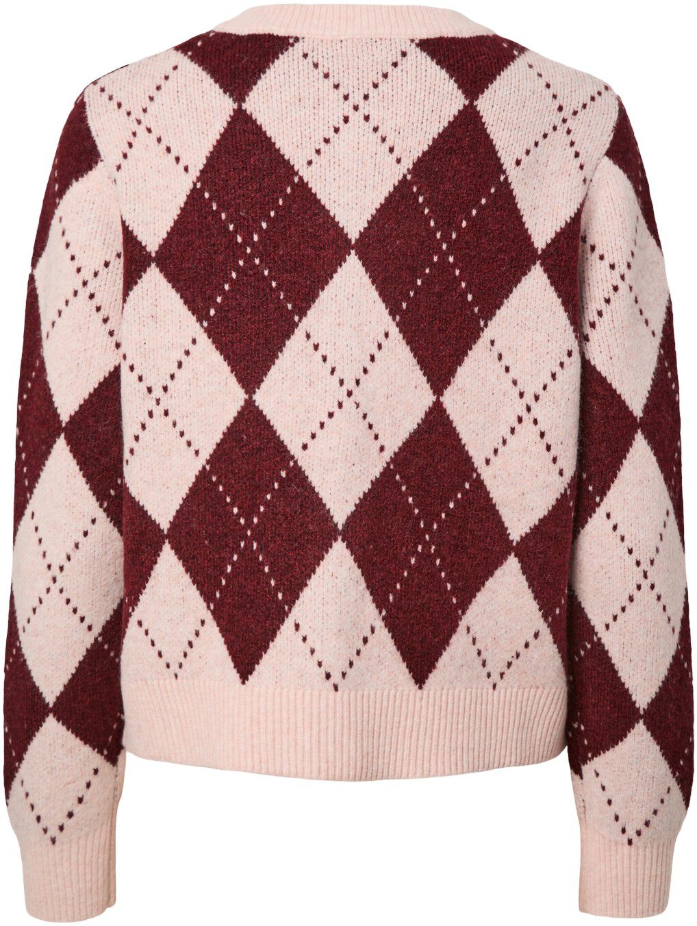 PCNYSA LS HARLEQUIN KNIT CARDIGAN D