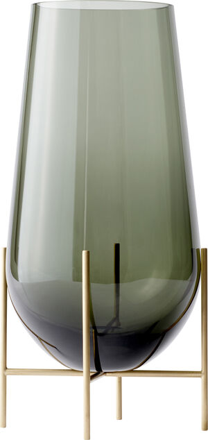 Echasse Vase, L, Smoke
