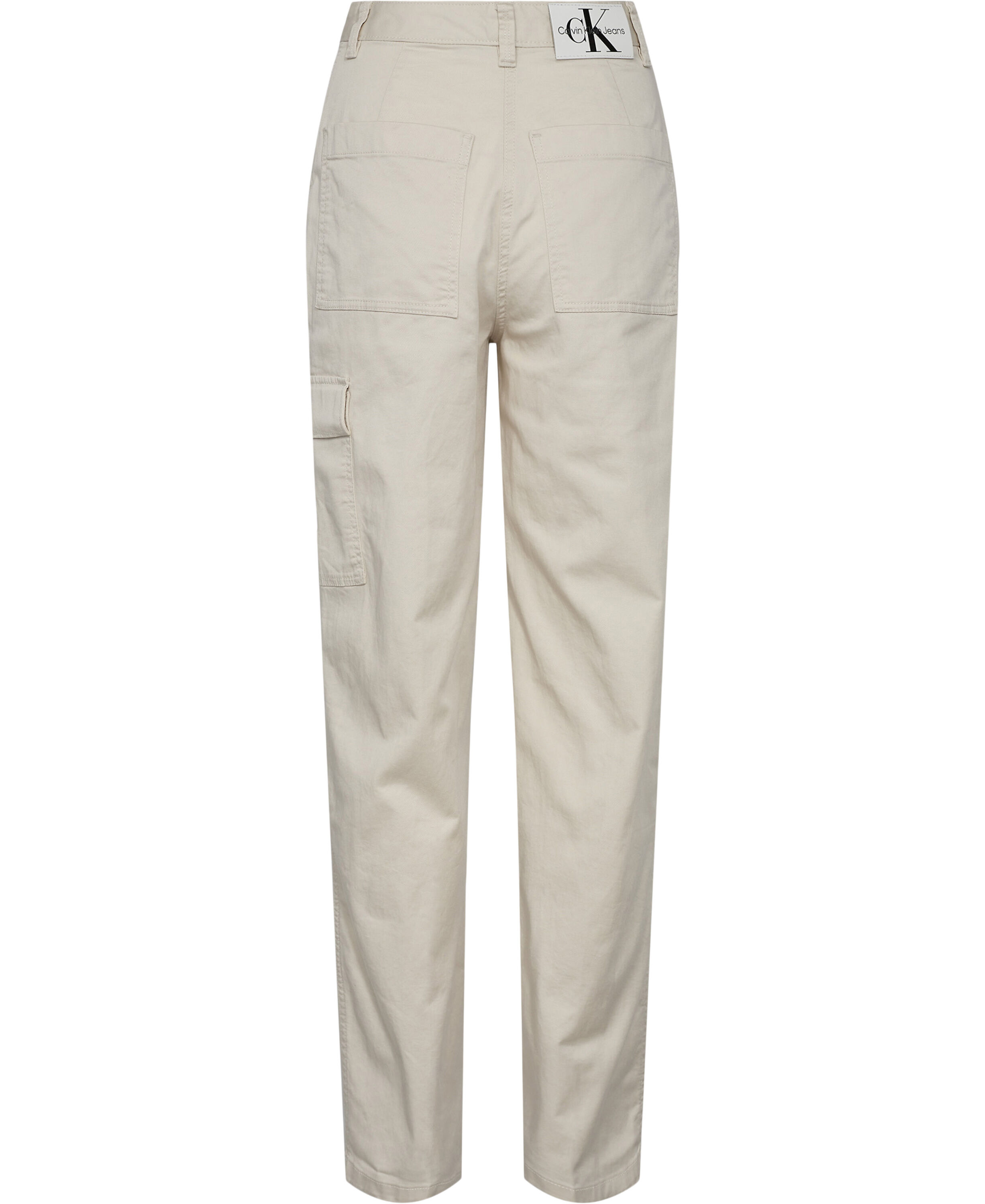 High rise straight fit trousers