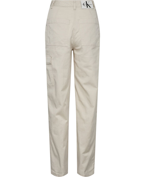 High rise straight fit trousers