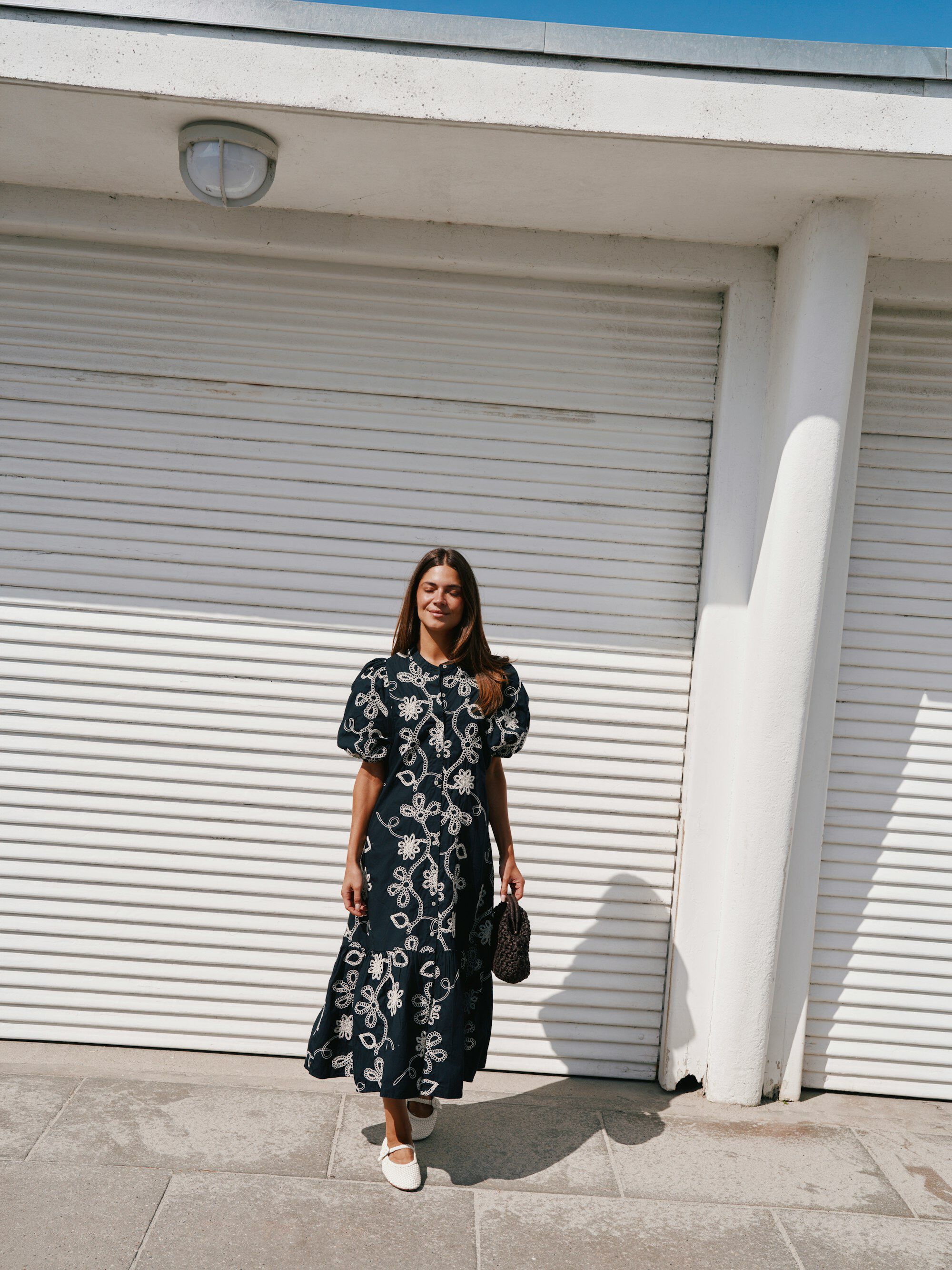Veronica Dori Emb Dress