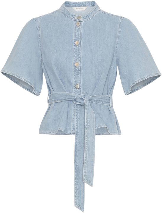 MSCHIngrid Lis 2/4 Denim Belt Shirt