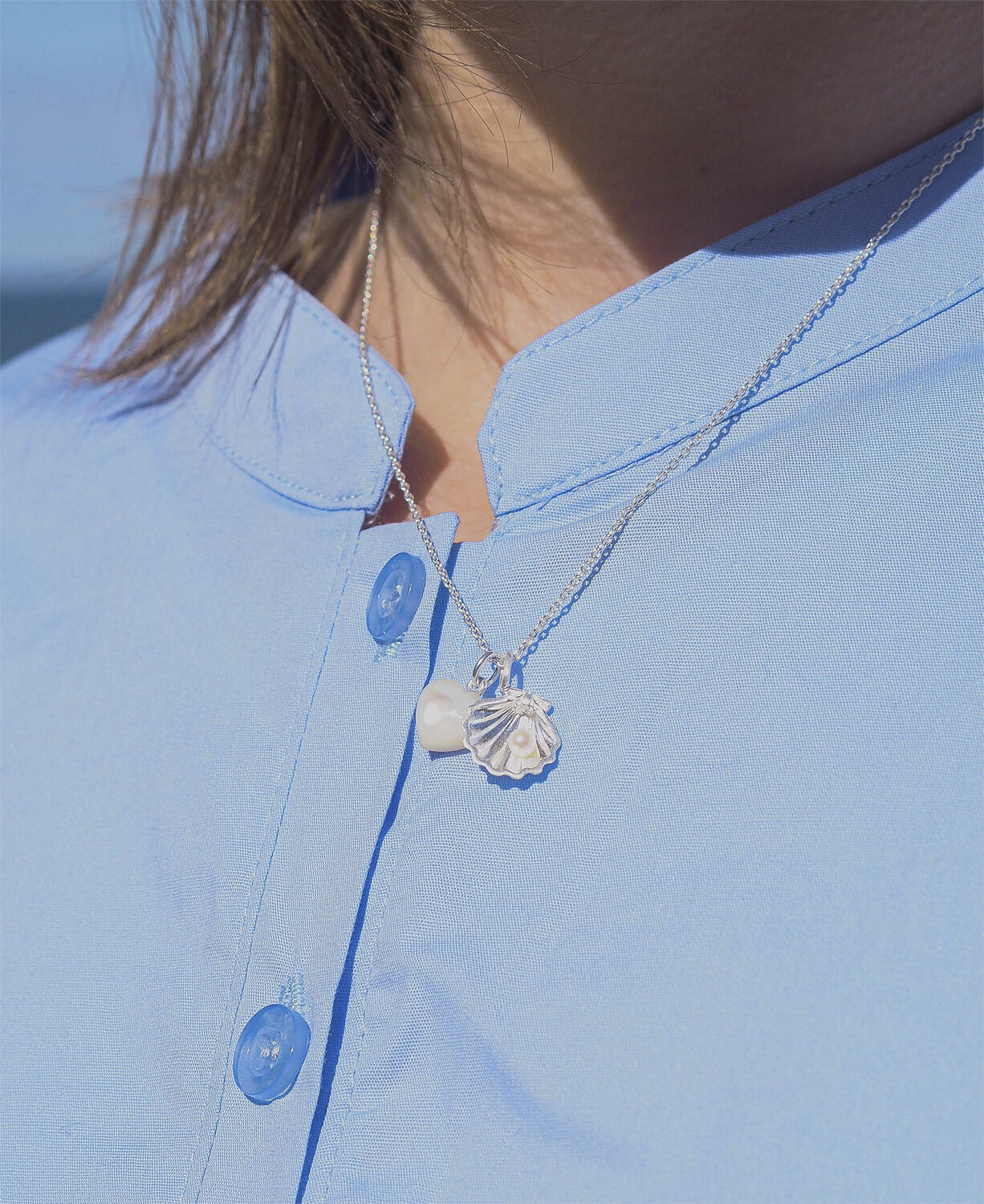 Small Souvenir Heart Pendant, sterling silver