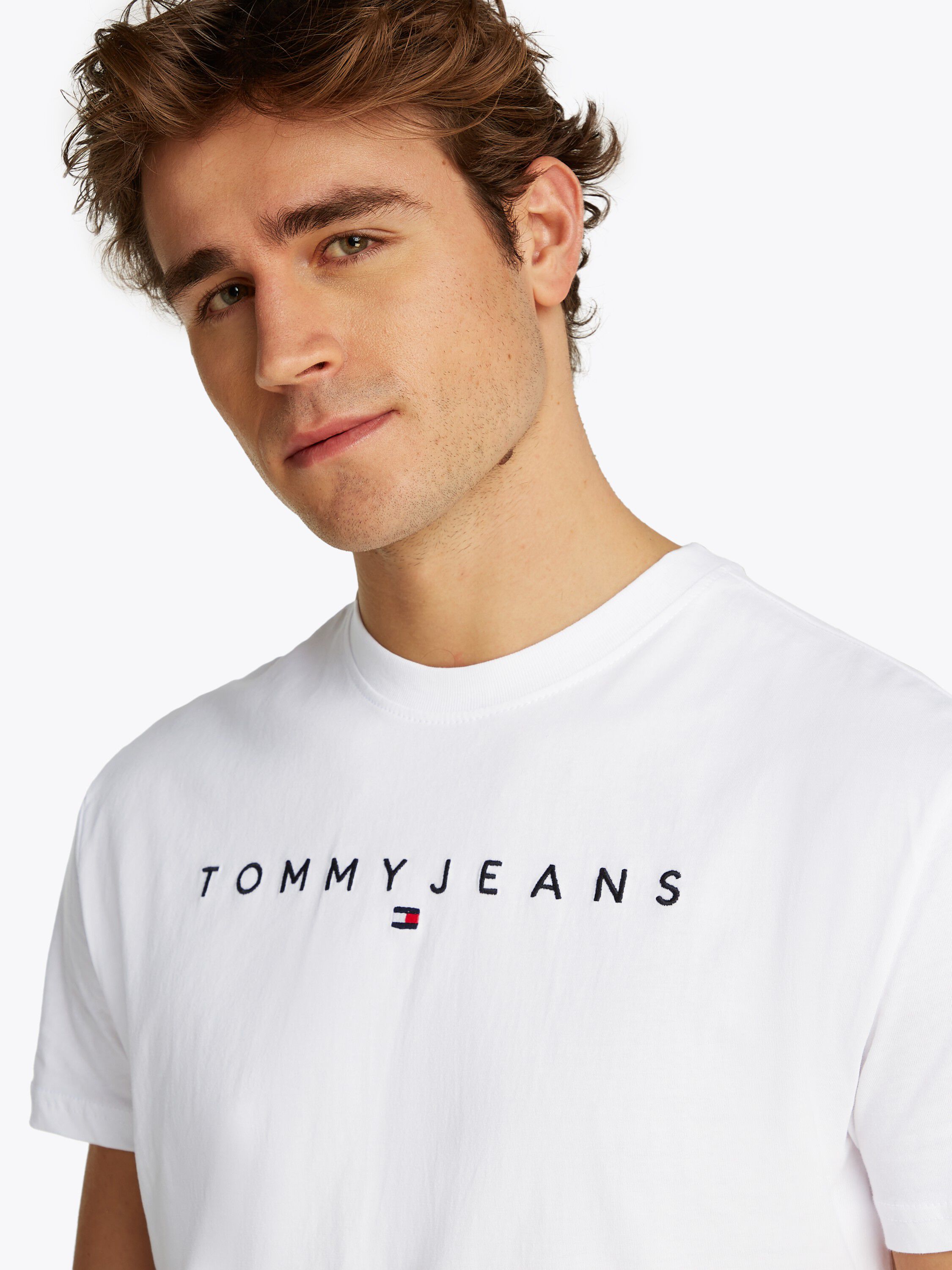 TJM REG LINEAR LOGO TEE EXT