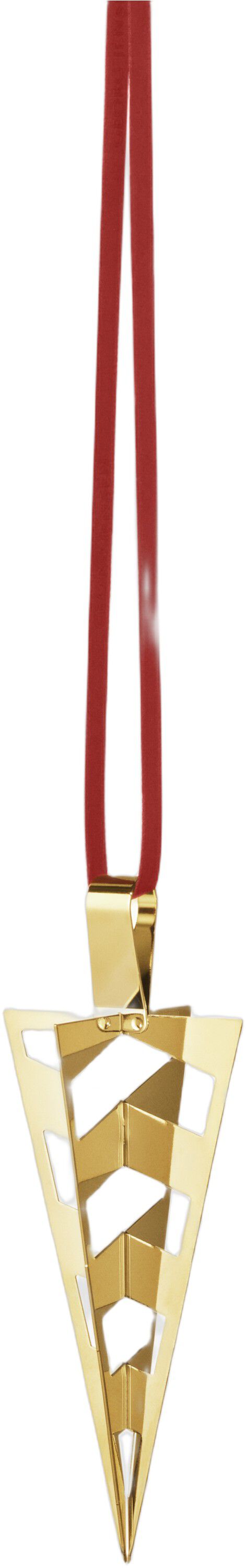 CC 2025 HOLIDAY ORNAMENT CORNET 18KT GOLD PLATED BRASS