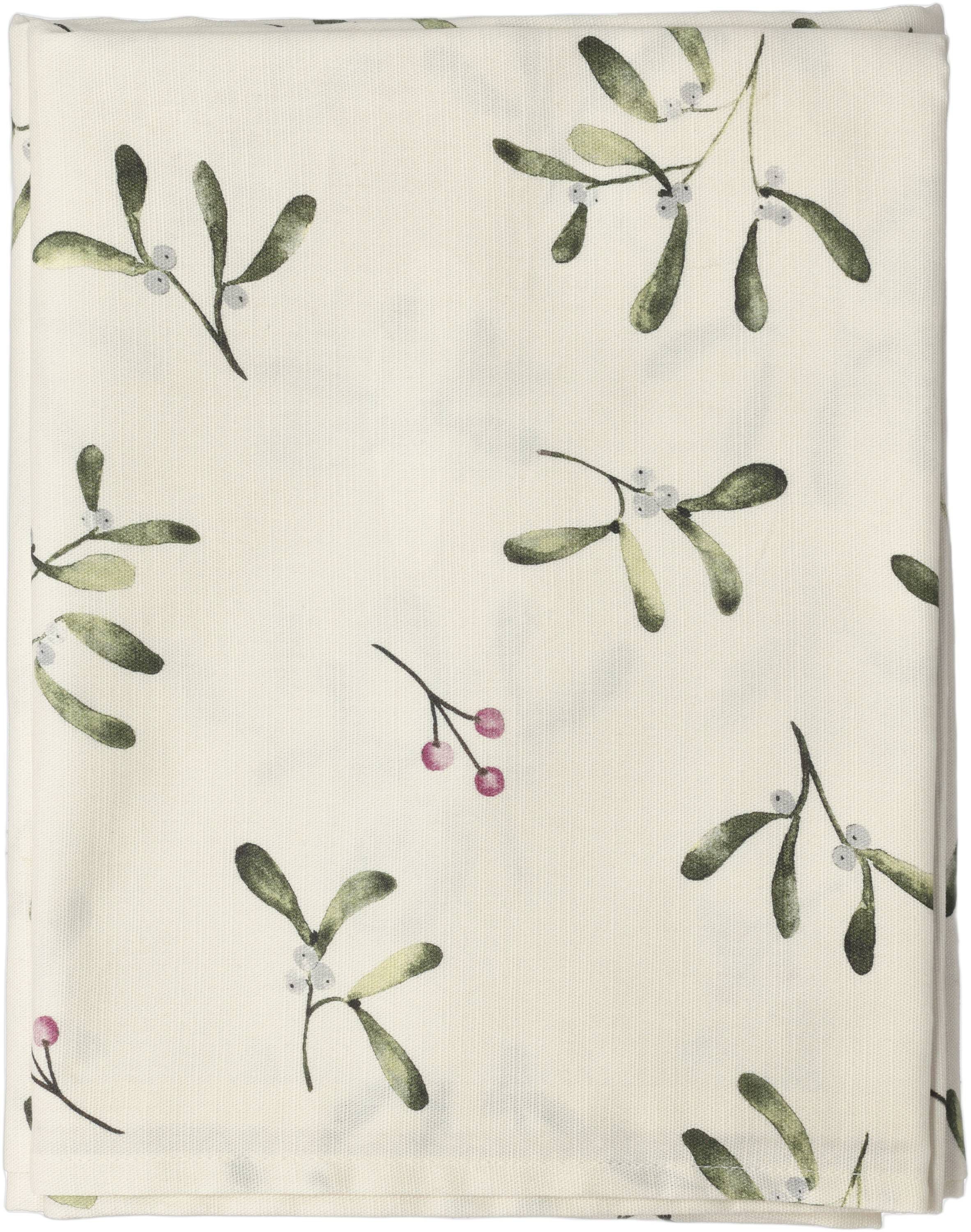 Juleduk 140x250 Mistletoe Nature